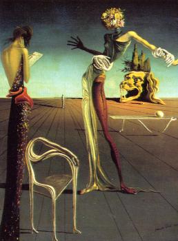 Salvador Dali : Woman with a Head of Roses